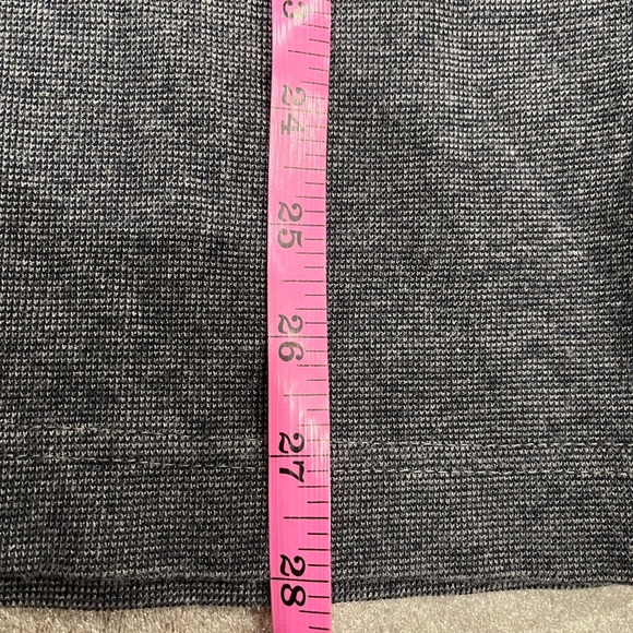 [XL/PTP:23”]Banana Republic Men's Blue Gray Knit 1/4 Zip-Up Cotton Sweatshirt - Picture 5 of 7